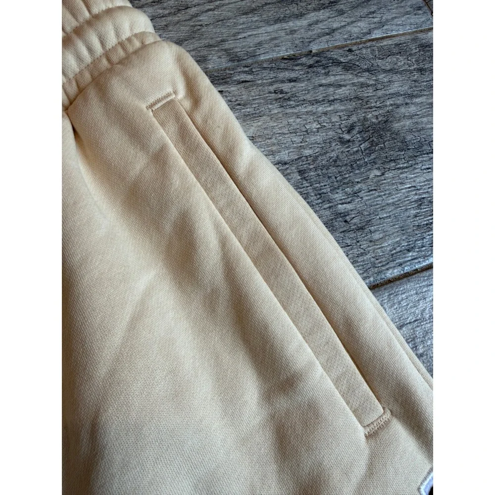 Adidas Originals Sweatpants Mens XL Beige 1972 Chenille Patch Joggers IR9671